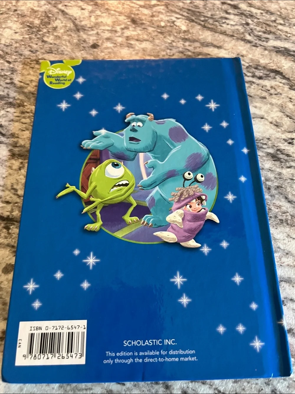 Monsters, Inc. Scholastic Kids Book GUC